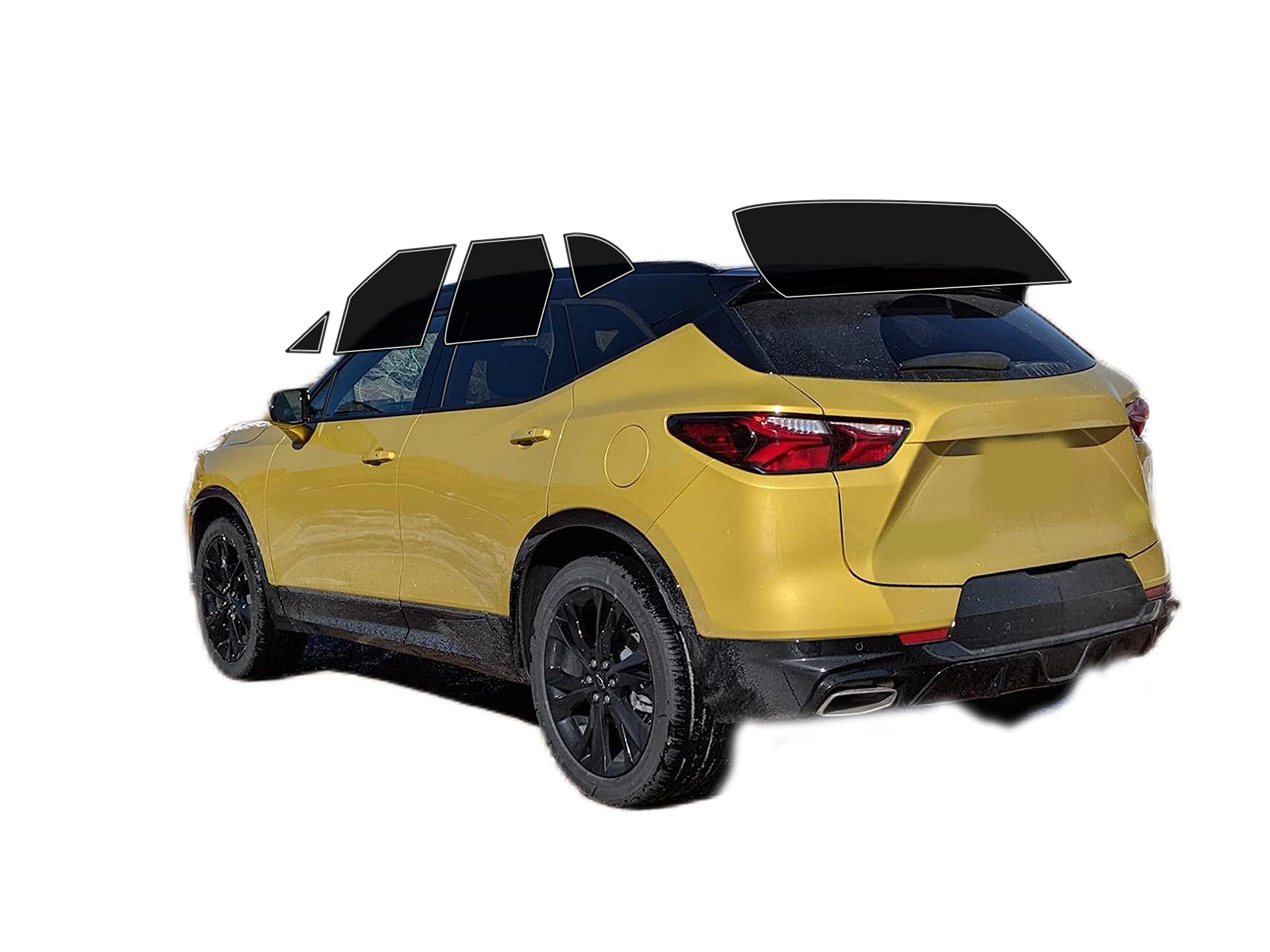 AUTOTEK Precut Windows Tint Film All Sides Cars Sun Blocking Protection Privacy Anti Shatter Glass 2 Ply Film Any Tint Shade kit for Chevrolet Blazer 2019-2025