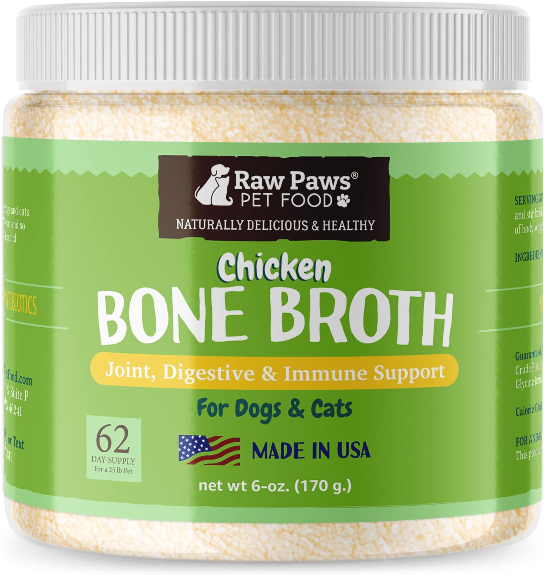 Herbsmith Sassy Cat Kibble Seasoning Freeze Dried Bone Broth Cat Food Topper for