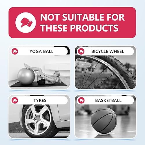 Miniatura 7 de Bomba de aire eléctrica para inflables, 600W-110-120V CA de alta potencia, inflado e inhalación rápida, bomba de aire portátil, 4 boquillas,