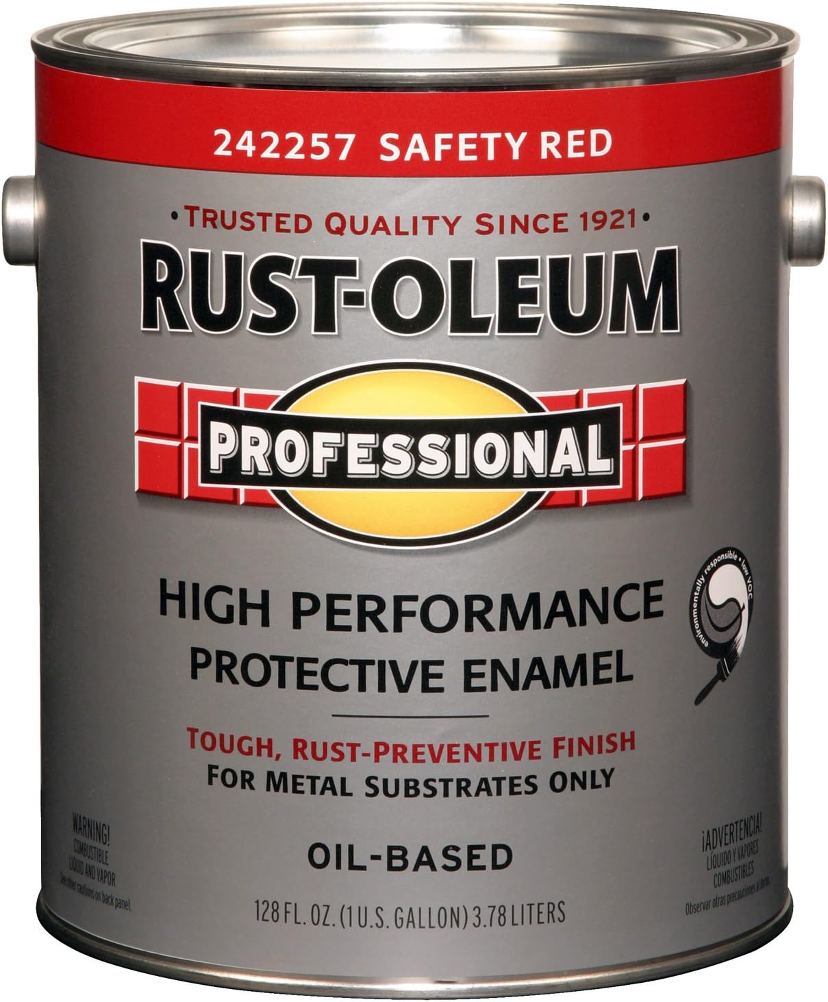 Rust-Oleum 1 Gallon High Performance Protective Enamel [Set of 2] Color: Red