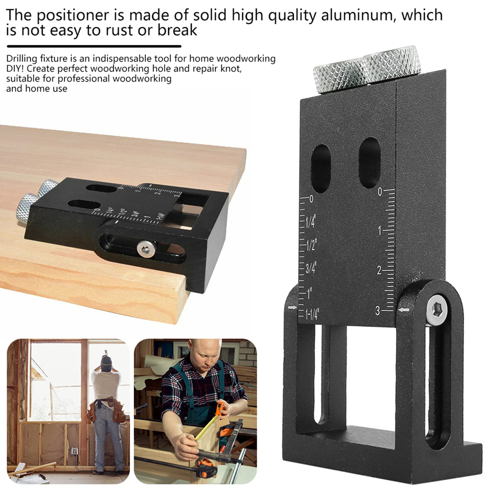 Dima Per Fori A Tasca Per Legno Con Punte Di Trapano 15° Posizionatore 6/8/10 Mm Carpentieri Guida Di Foratura Per Angolo Di Lavorazione Del Legno Fai Da Te, Maschera Di Tassellatura,16PCS