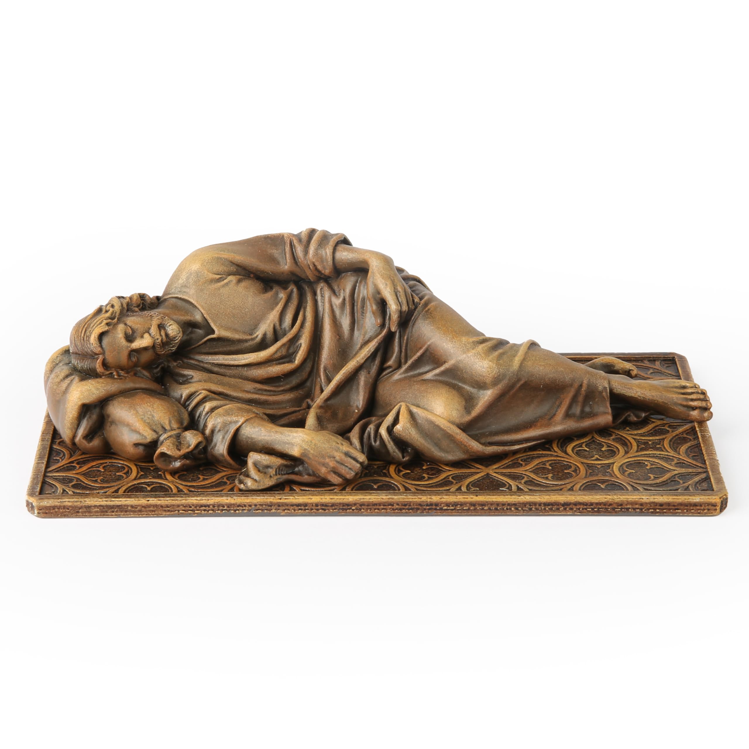 BC Catholic Sleeping St. Joseph Statue, Patron Saint Figure Housewarming Gift, Devout Home Décor, 6