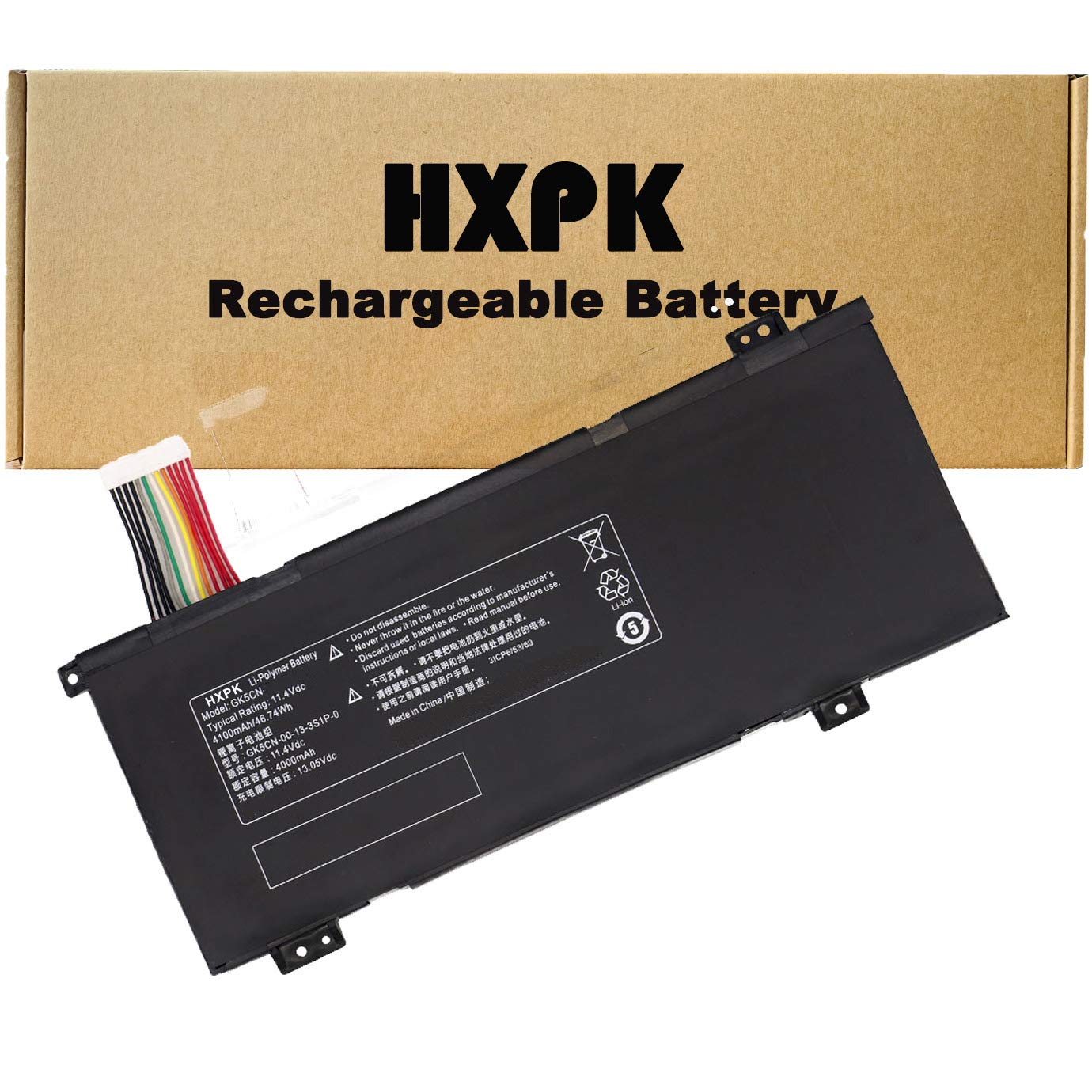HXPK GK5CN-00-13-3S1P-0 Laptop Battery for GETAC TONGFANG GK5CN4Z GK5CN5Z GK5CN6Z GK5CQ7Z GK6Z5CN GK