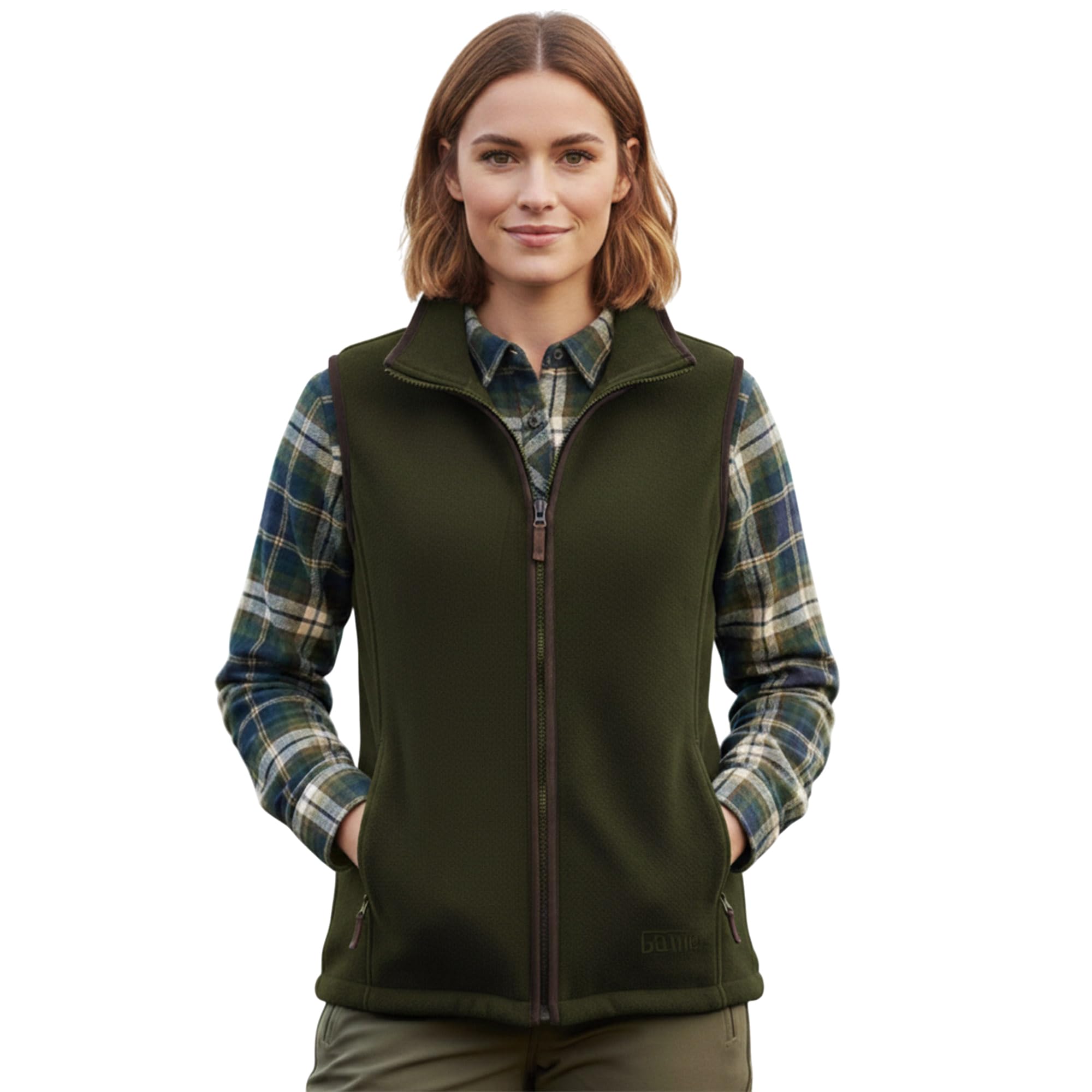 Game Ladies Penrith Fleece Gilet | Womens Winter Vest | Warm Waistcoat Forest Green