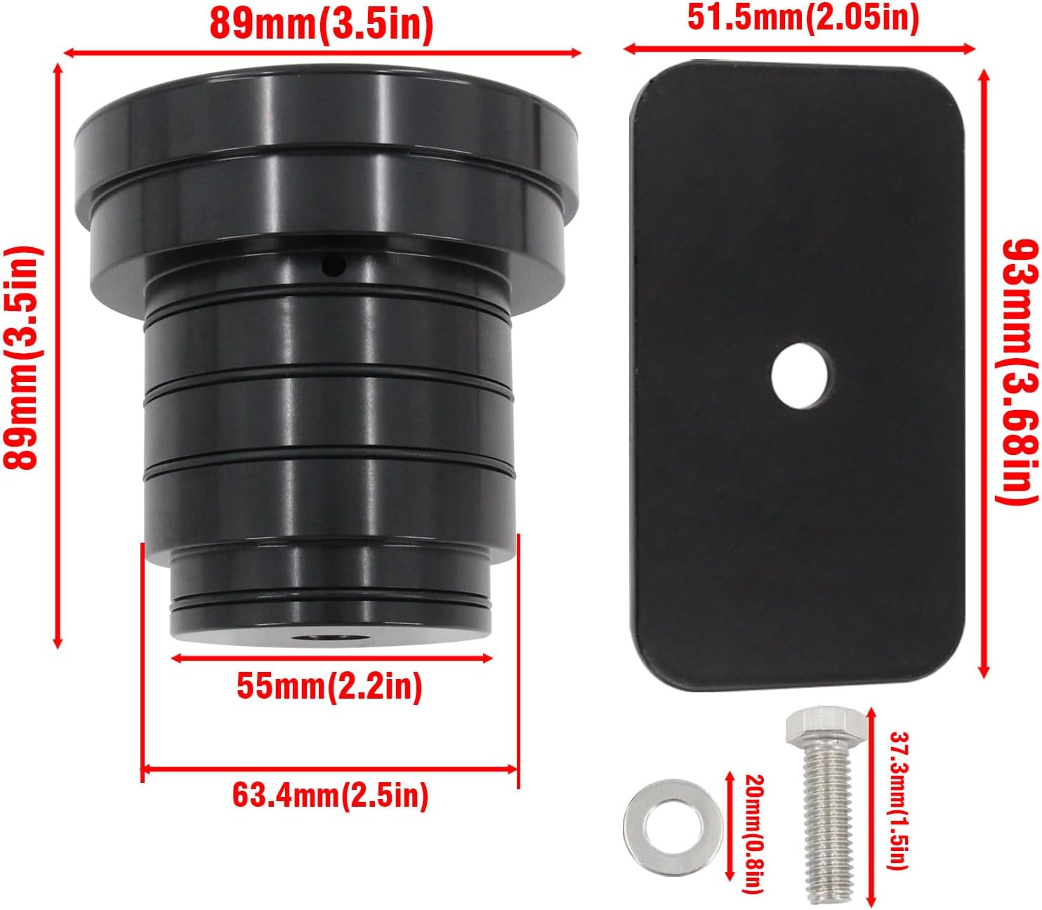 6L80E 6L80 6L90 Drum Tester 35R / 1-2-3-4 Drum Testing Tool Check Leaks and Cracks (Black)