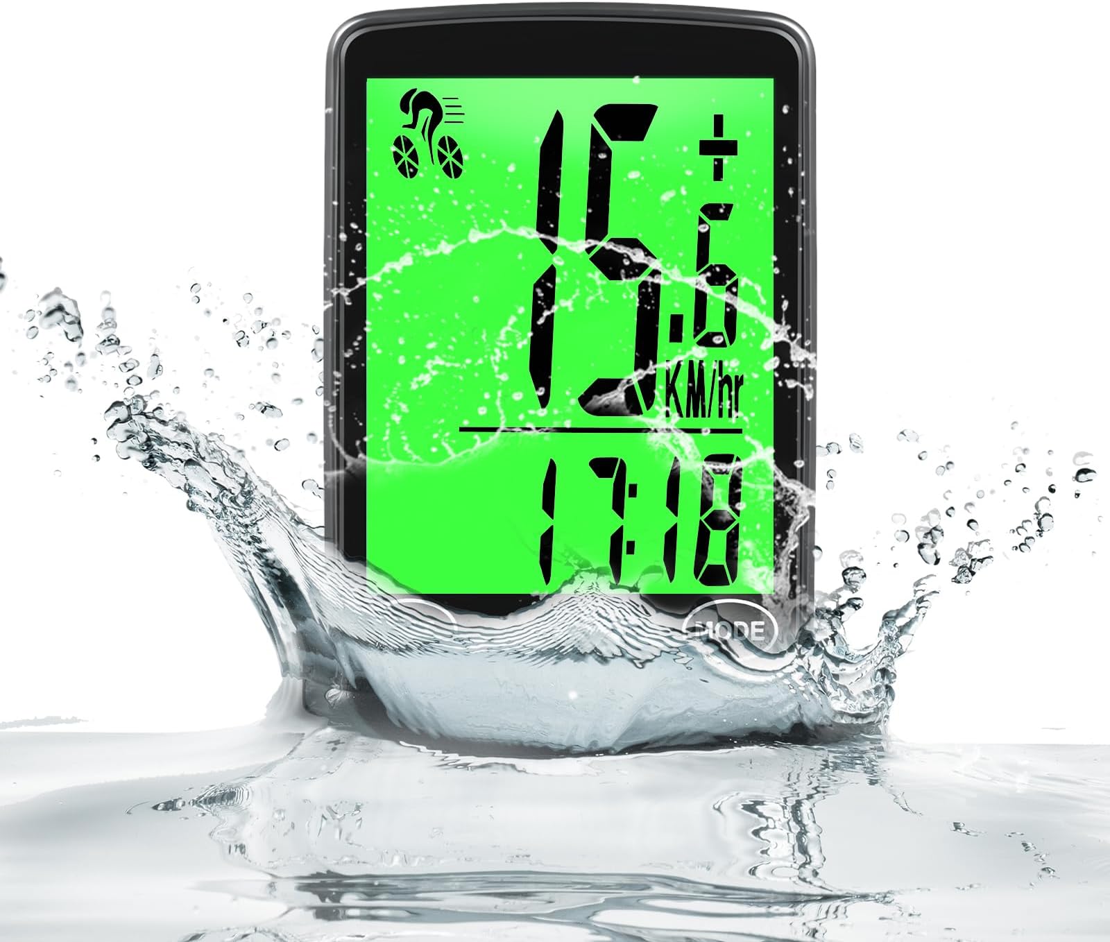 Bike Computer-Universal 16 Functions-IPX5 Waterproof -GPS Speedometer, Backlit Touch Screen,Cycle Computer,Bike Speedometer,Bike Odometer, for All Bikes-Black