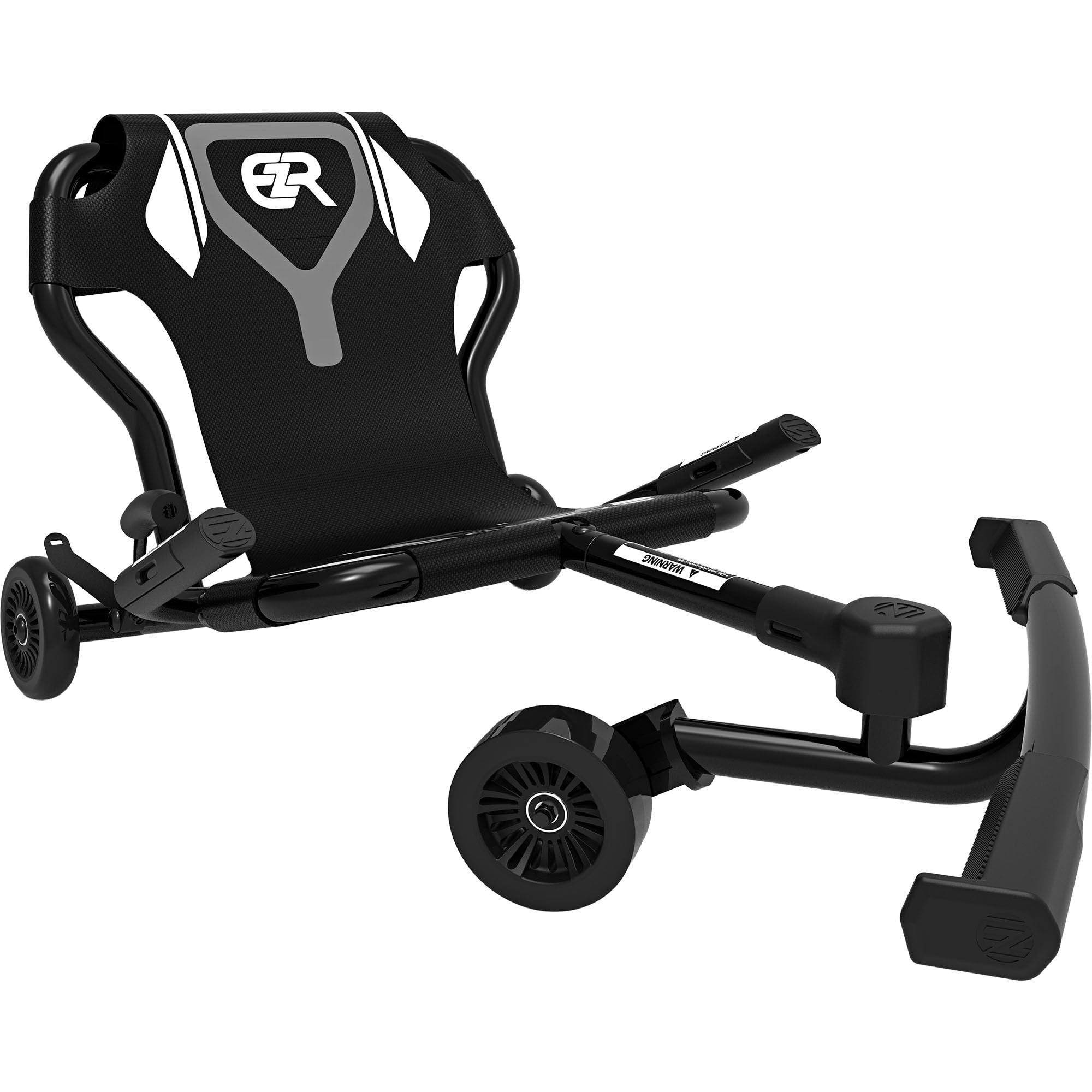 EzyRoller Classic X Kinder Go Kart Drift Trike für 3 bis 14+ Jahre | Gokart Dreirad Fahrzeuge für draußen 1 Sitzer Tretfahrzeug (schwarz