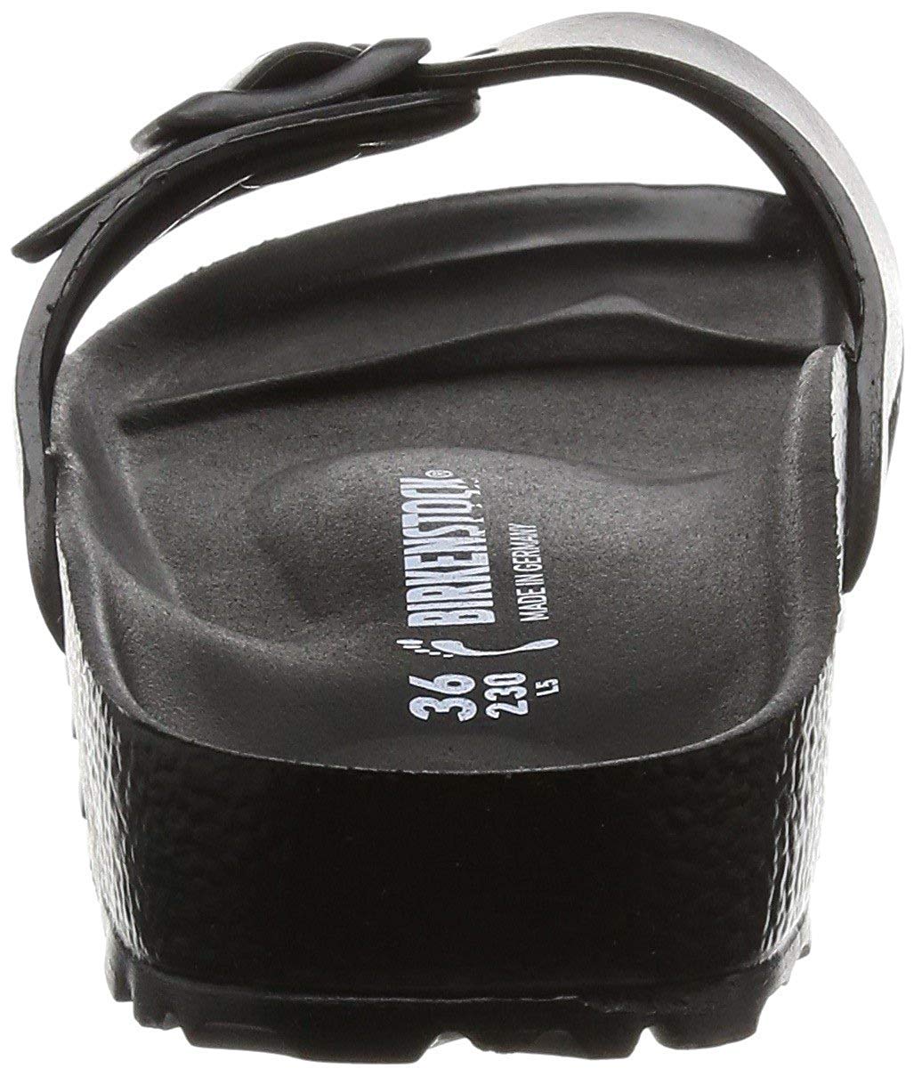 Birkenstock Madrid EVA 128163 Noir Noir Femmes Pantoufles en Caoutchouc Boucle