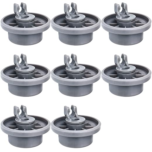 165314 Dishwasher Lower Rack Roller Compatible with Bosch Dishwasher Lower Rack Wheel Replacement Parts Replace 00165314, 00420198, 420198, 423232, AP2802428, PS3439123 (8Pcs)