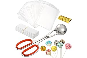 Cake Pop Candy Chocolate Cookie Meat Ball Roller Whisk Tools Bag 10...