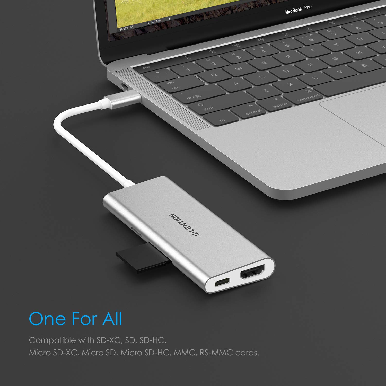 LENTION USB C マルチポートハブ 4K HDMI付き Amazon | LENTION 長さ3.3フィート ケーブル USB Cマルチポートハブ 4K