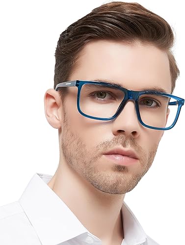 MARE AZZURO Lentes de lectura con bloqueo de luz azul para hombres y lectores de computadora 1.0 1.25 1.5 1.75 2.0 2.25 2.5 2.75 3.0 3.5 4.0 5.0 6.0