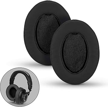 Angled Ear Pads Cushion for Brainwavz HM5, Turtle Beach Force X11, HD280 pro, Monoprice 8323, HifiMan, AKG, Sony, M50X M40X ATH M Series and More Large Headphone Replacement Earpad
