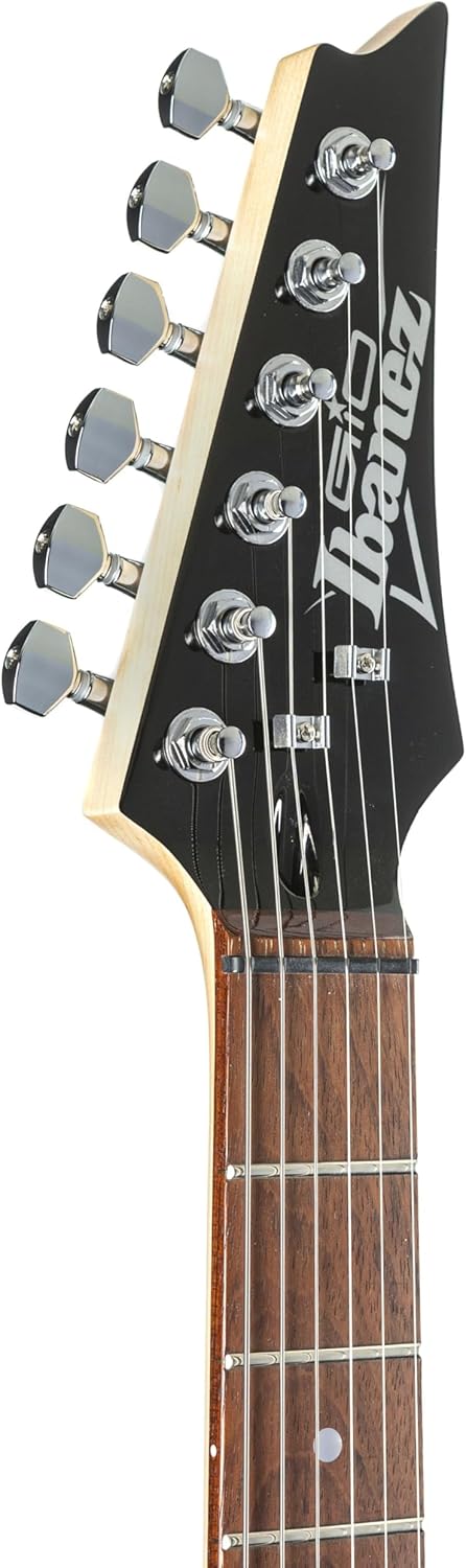 Ibanez GIO Series Electric Guitar-Transparent Blue Burst, Right, Full (GRX70QA-TBB)