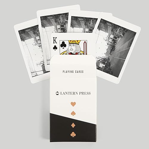 Miniatura 6 de Lantern Press Ballard Avenue in Seattle, WA Photograph (52 Playing Cards, Poker Size Card Deck with Jokers)