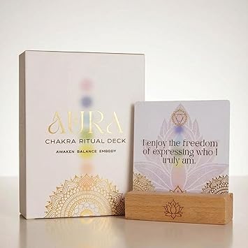 Aura Chakra Affirmations & Ritual Deck: 57 Daily Mindfulness & Meditation Activity Cards