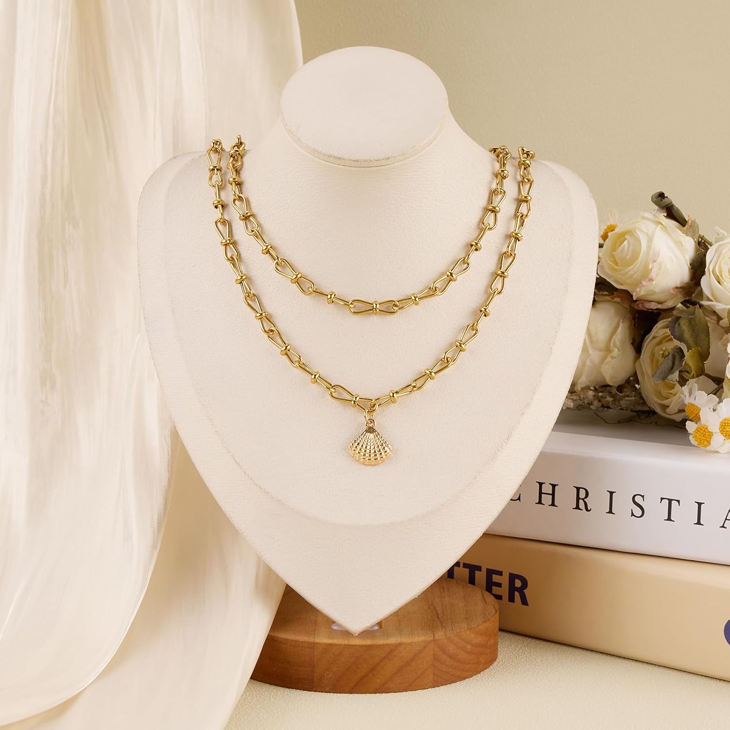 SMYHTGLIF 6.5 Feet Stainless Steel Jewelry Making Chain Bulk Gold Handmade Twisted Chain for Jewelry Making - Image 7