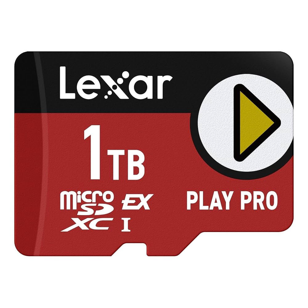 Amazon | Lexar PLAY PRO microSDXC Expressカード 1TB 最大読込