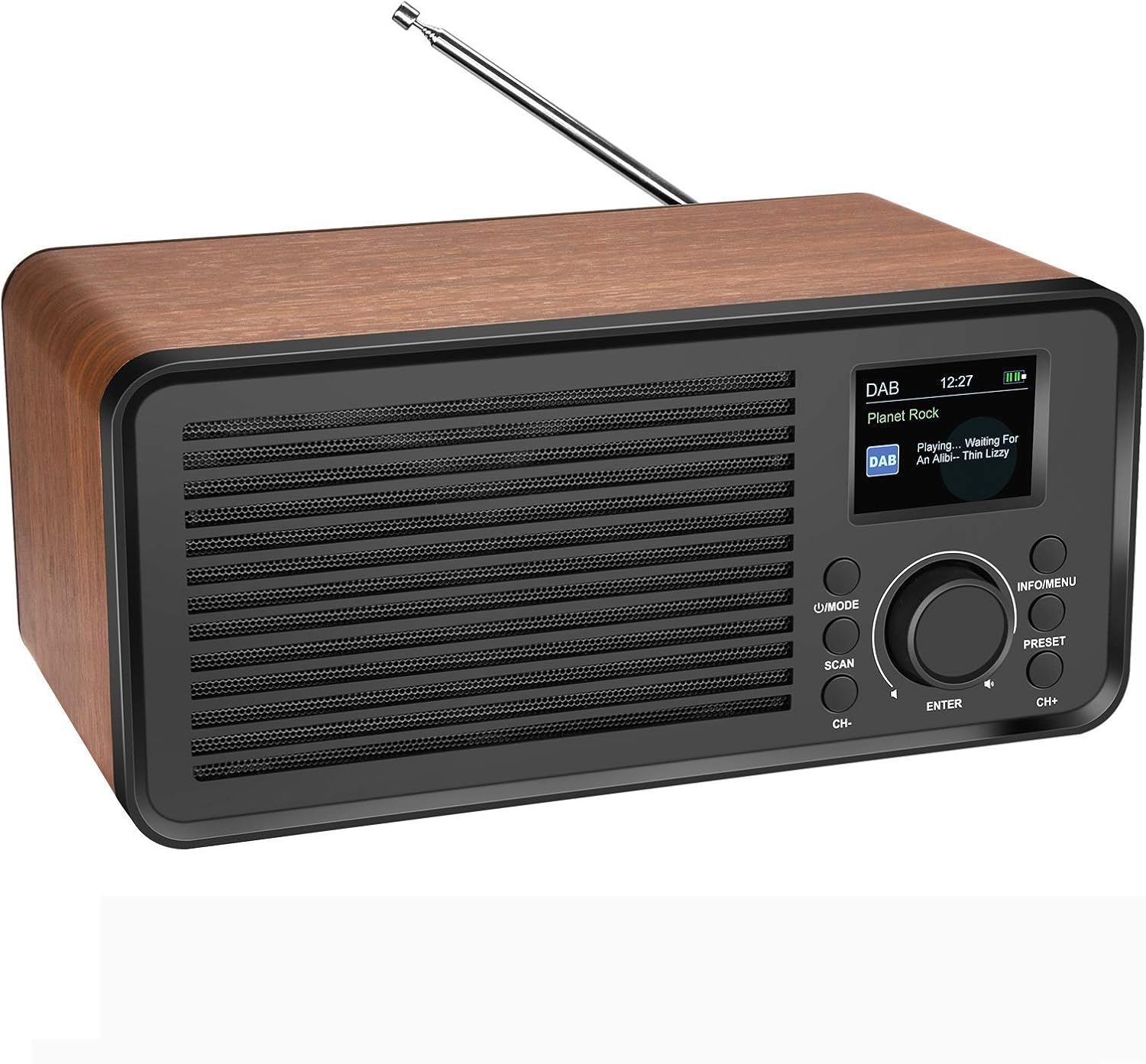 DAB radio, Bluetooth stereo DAB radio compact system digital DAB +, FM