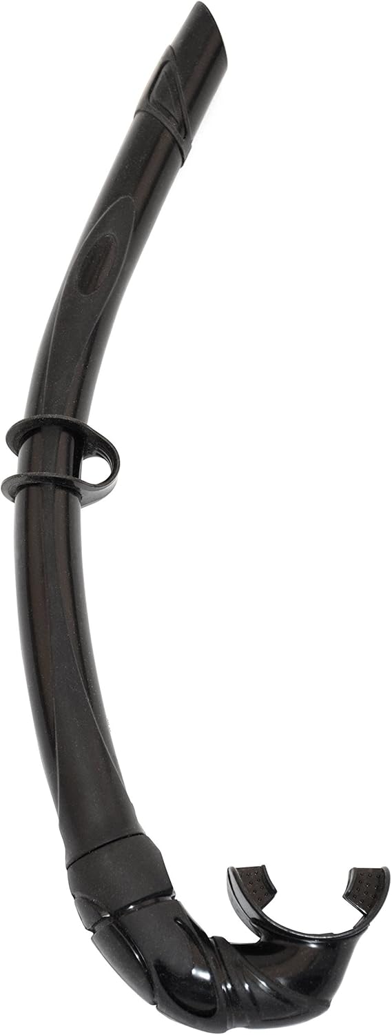 Westcoast Straighthookers Basic Black Silicone Spearfishing Snorkel. : Sports & Outdoors