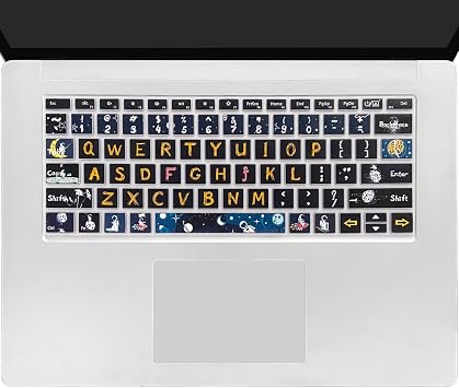 Keyboard Cover Skin for Microsoft Surface Laptop 3/4/5 13.5 & 15 Inch, Surface Laptop Studio/Studio 2 14.4",Space Man