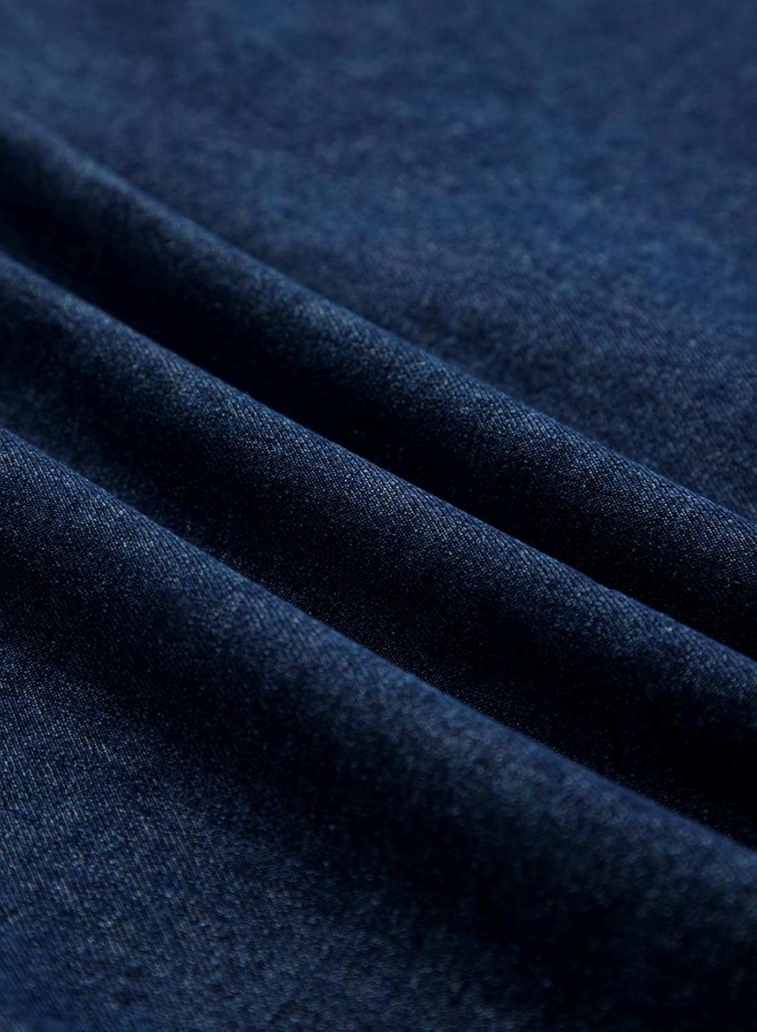 Sidefeel Women Denim Shirts Oversized Long Sleeve Button Down Blouse V Neck Casual Top Shackets - Image 9