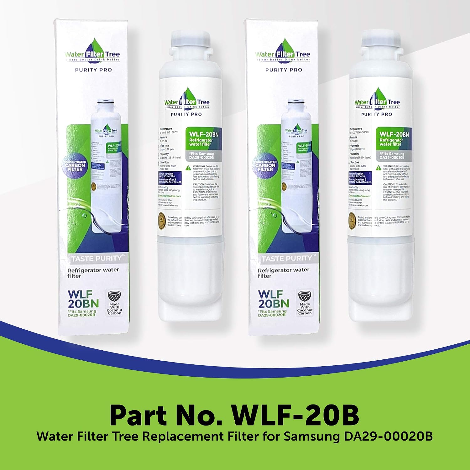 2 X WLF-20B - Replacement Filter for DA29-00020B - Twin Pack