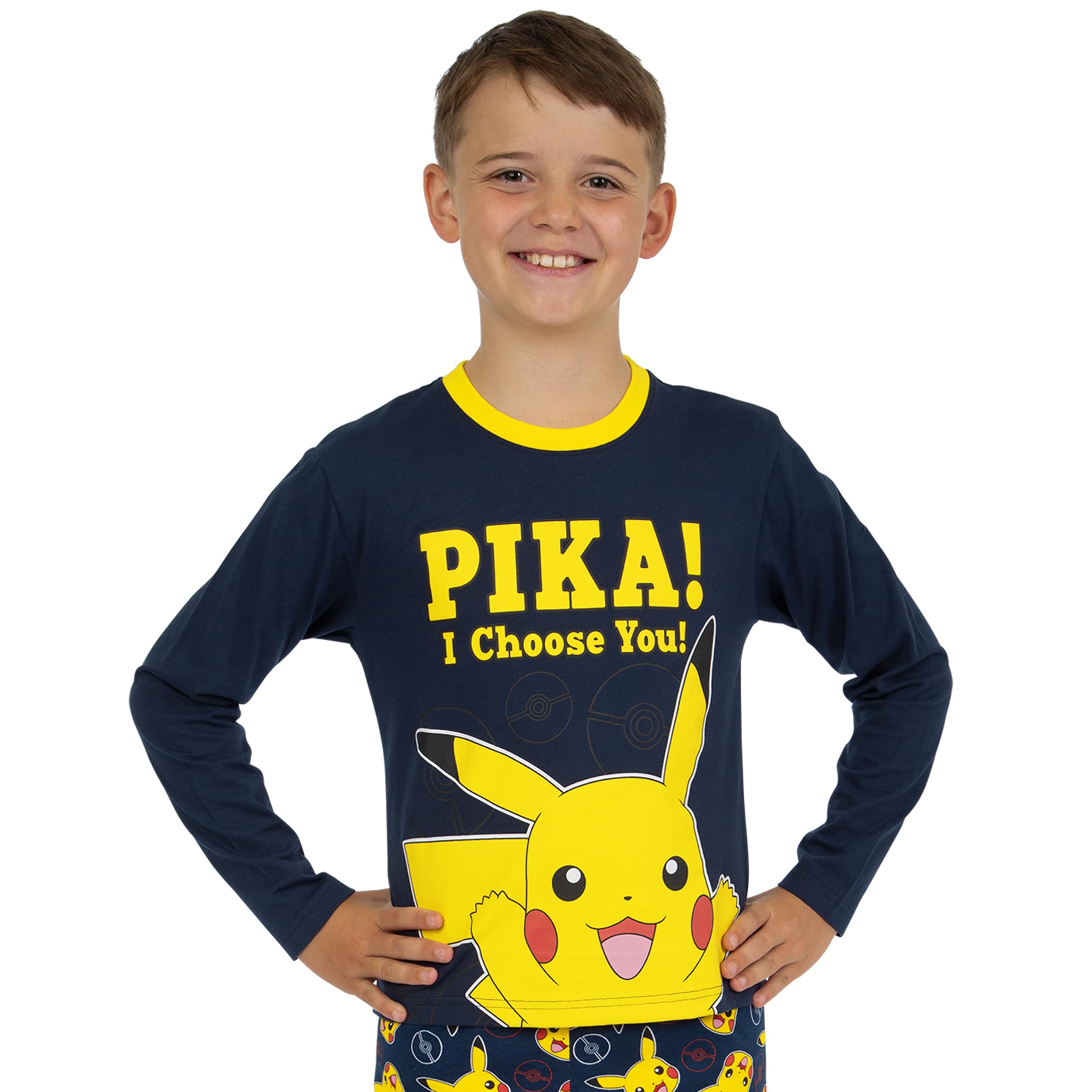 Popgear Pokemon Piżama | Piżama Pikachu | Bawełniane Piżamy dla Chłopców | Zestawy Piżam dla Chłopców