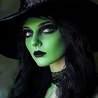 Vista 2 de Mysense Pintura en barra verde Yaxa para el cabello de cara y cuerpo, maquillaje de Halloween, Elphaba Witch Gamora, color de cabello temporal