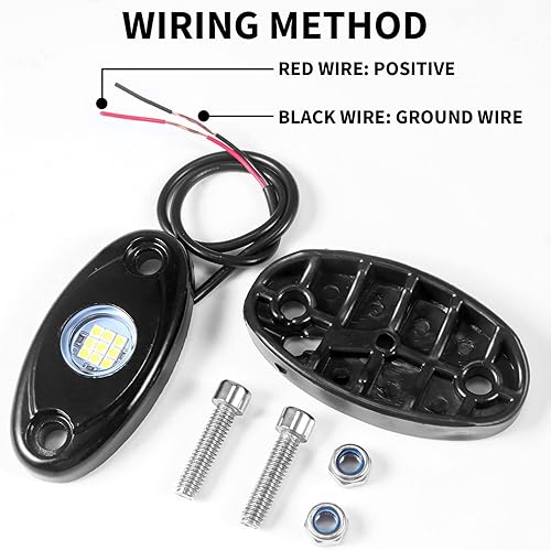 Miniatura 7 de 120Pods - Luces LED blancas de neón para coche, camión, ATV, SUV, luz brillante debajo del cuerpo, iluminación de guardabarros