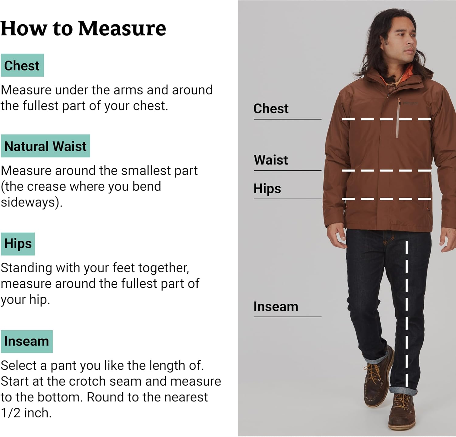 MARMOT Men's Ramble 3-in-1 Component Jacket - Recycled Waterproof Shell with Hood and Removable Insulated Thermal R Liner - Image 7