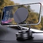 2025 Support de téléphone de voiture amélioré pour Magsafe, 360° ajustable 2500gf Support de téléphone magnétique forte pour votre voiture, mains sans aspiration Cup Mont de téléphone cellulaire pour iPhone 16 Pro Max 15 14 13 12