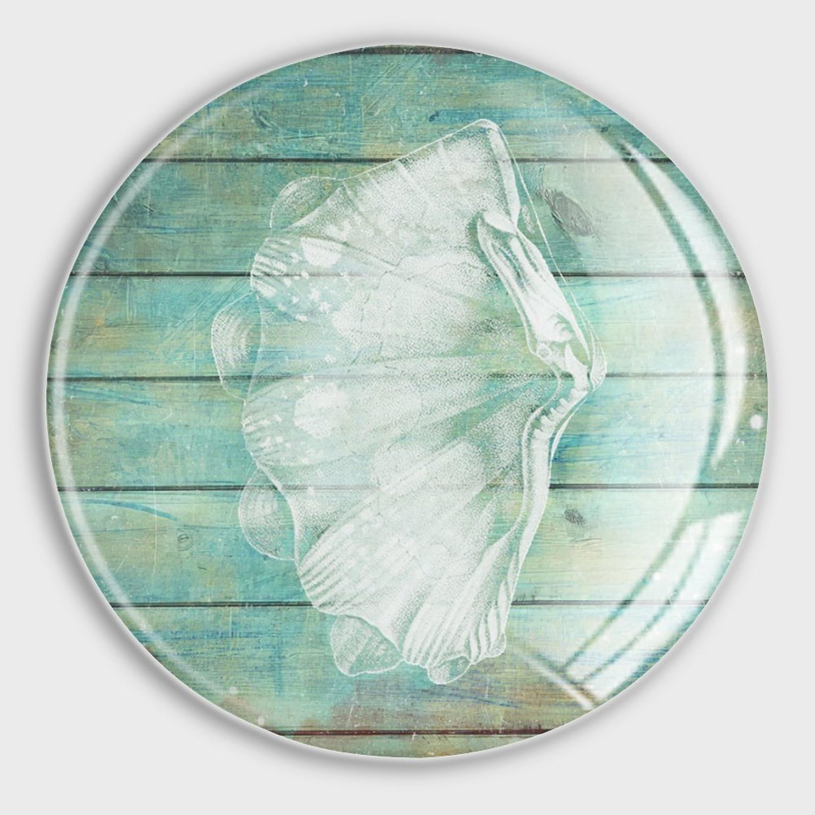 Cadeau pendaison de crémaillère aimants océan en verre lot 4