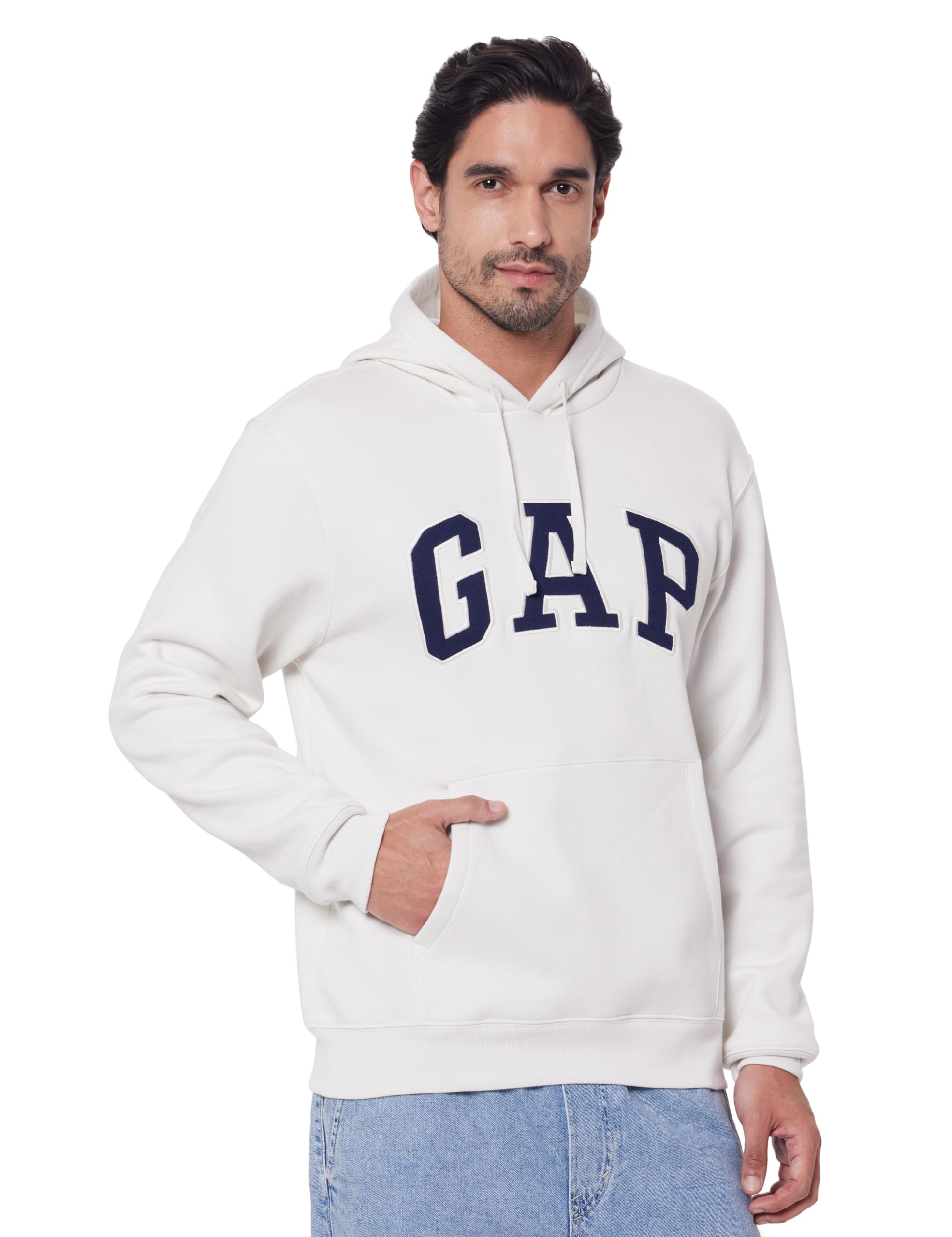 Gap Men Embroidered Relaxed Fit Full Sleeve Hoodie-picture-26