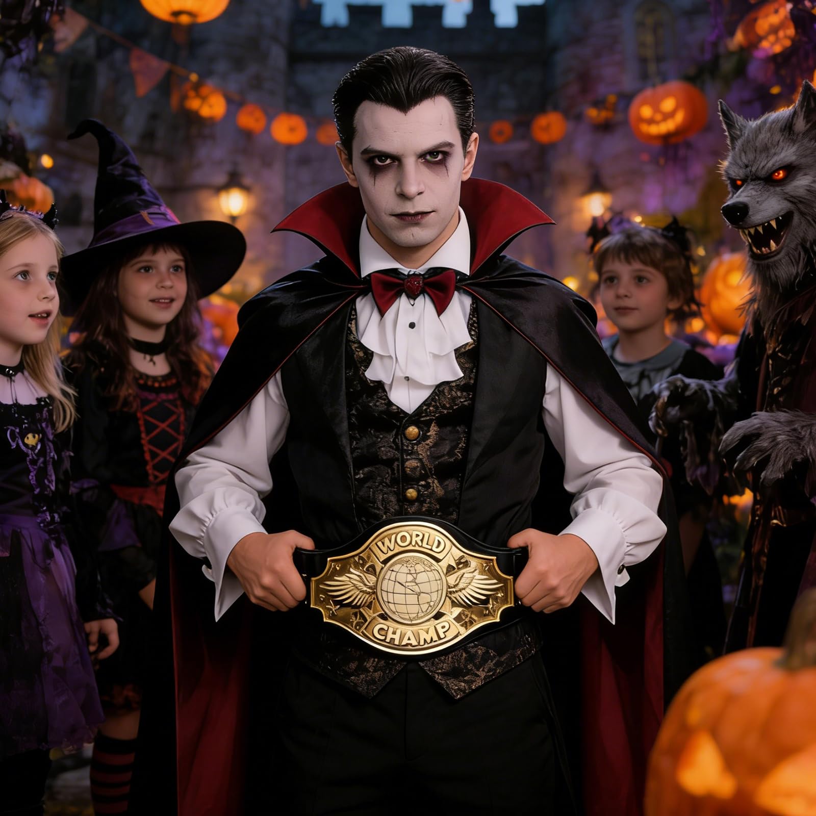 Horizoncos Ceinture de champion réglable pour enfants et adultes - Ceinture de champion de boxe de lutte parfaite pour les fêtes et les jeux de rôle