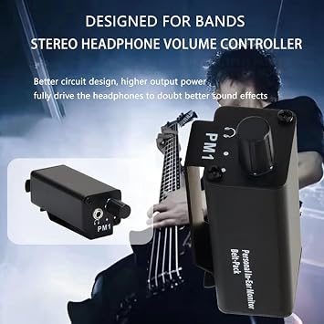 2X Mini Earphone Amplifier XLR Professional in Ear Stereo Personal Earphone Amplifier PM1 HIFI Headphone Amplifier