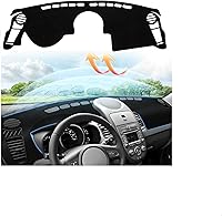 Vista 30 de CARTIST Funda para salpicadero Compatible con Kia Soul 2014-2019 Accesorios Funda para salpicadero Alfombrilla antideslizante y antirreflejos