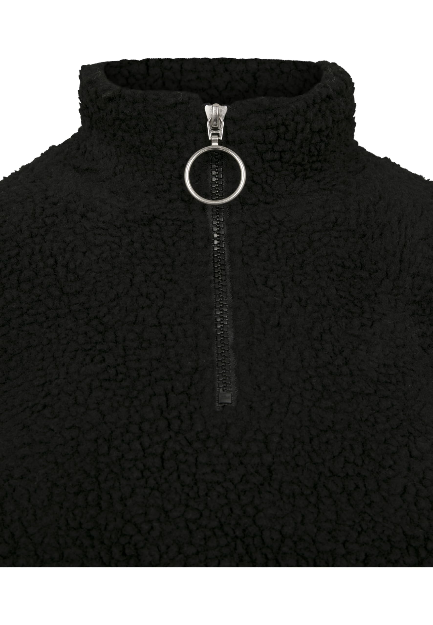 Urban Classics Sweter pullover Kobiety Ladies Short Sherpa Troyer