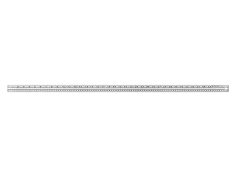 Westcott Aluminum Yard/Meter Stick, 39-Inch/100cm, Silver, Model YMS-1