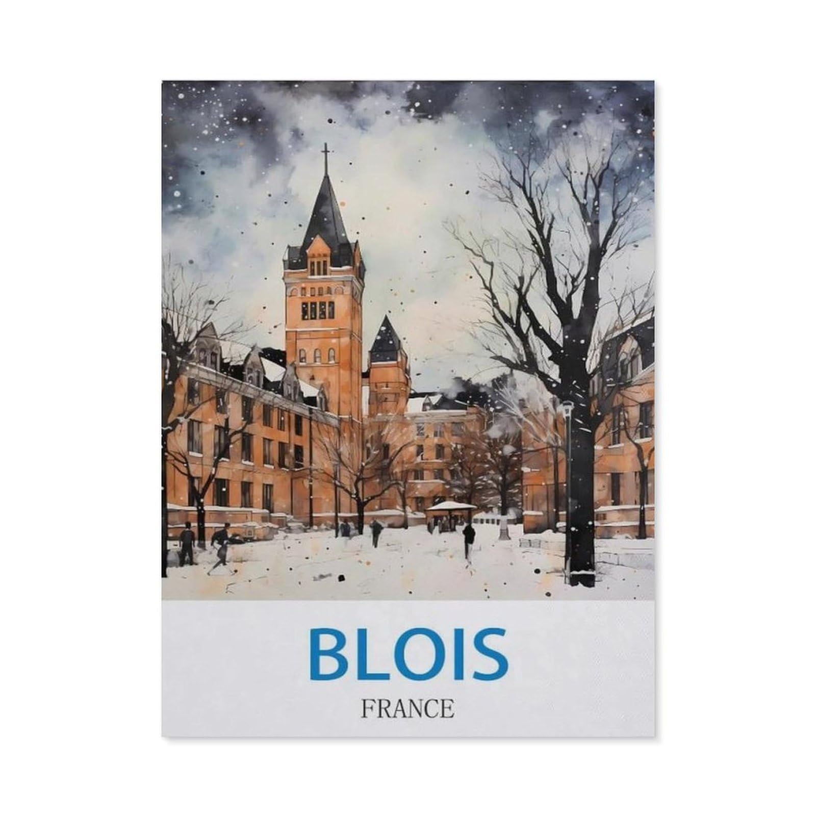 BEAYODKP DIY 5D Diamond Painting，Blois France（40x50cm）