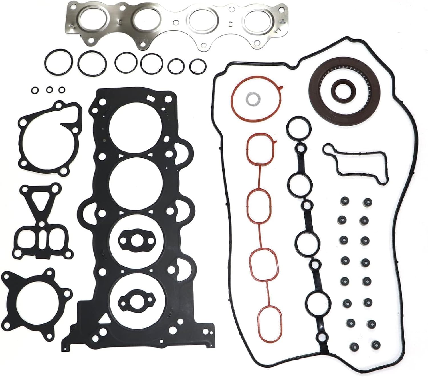 Priprilod Engine Head Gasket kit Fit for Hyundai Kia Accent Elantra Tucson Veloster Rio Soul 2012-2019 1.6L L4 DOHC G4FC G4FD# 22311-2B004 28521-2B400