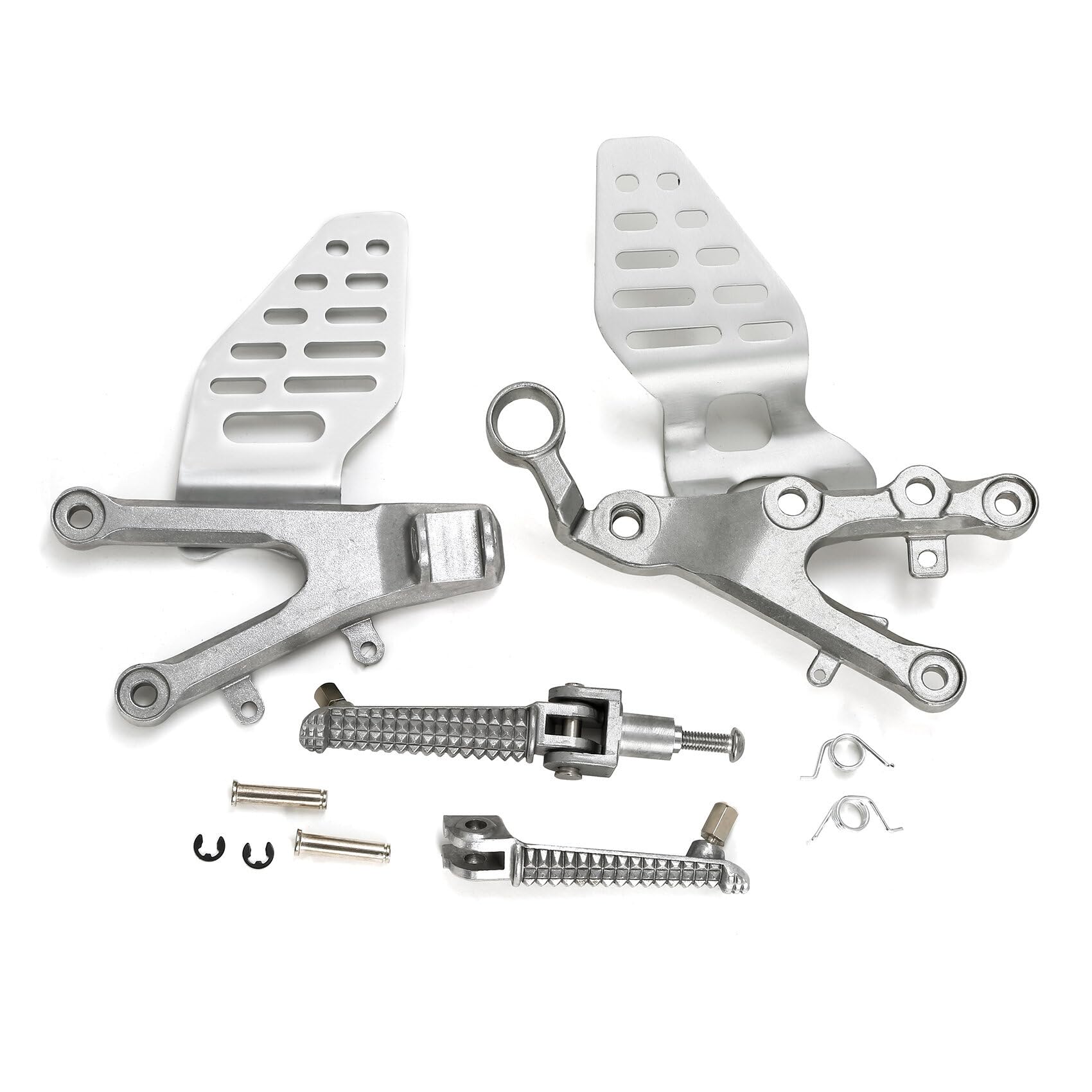XMT-MOTO Front Foot Rest Pegs Bracket Set Fit For YAMAHA YZF-R6 2006-2025