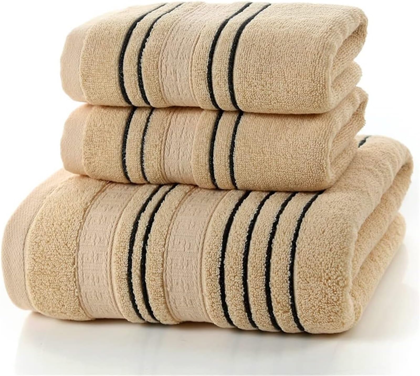 Gray Mens Cotton Bath Towel Set Washcloth Bath Towel Camping Bath Towel Bathroom Supplies Color Brown Size Color