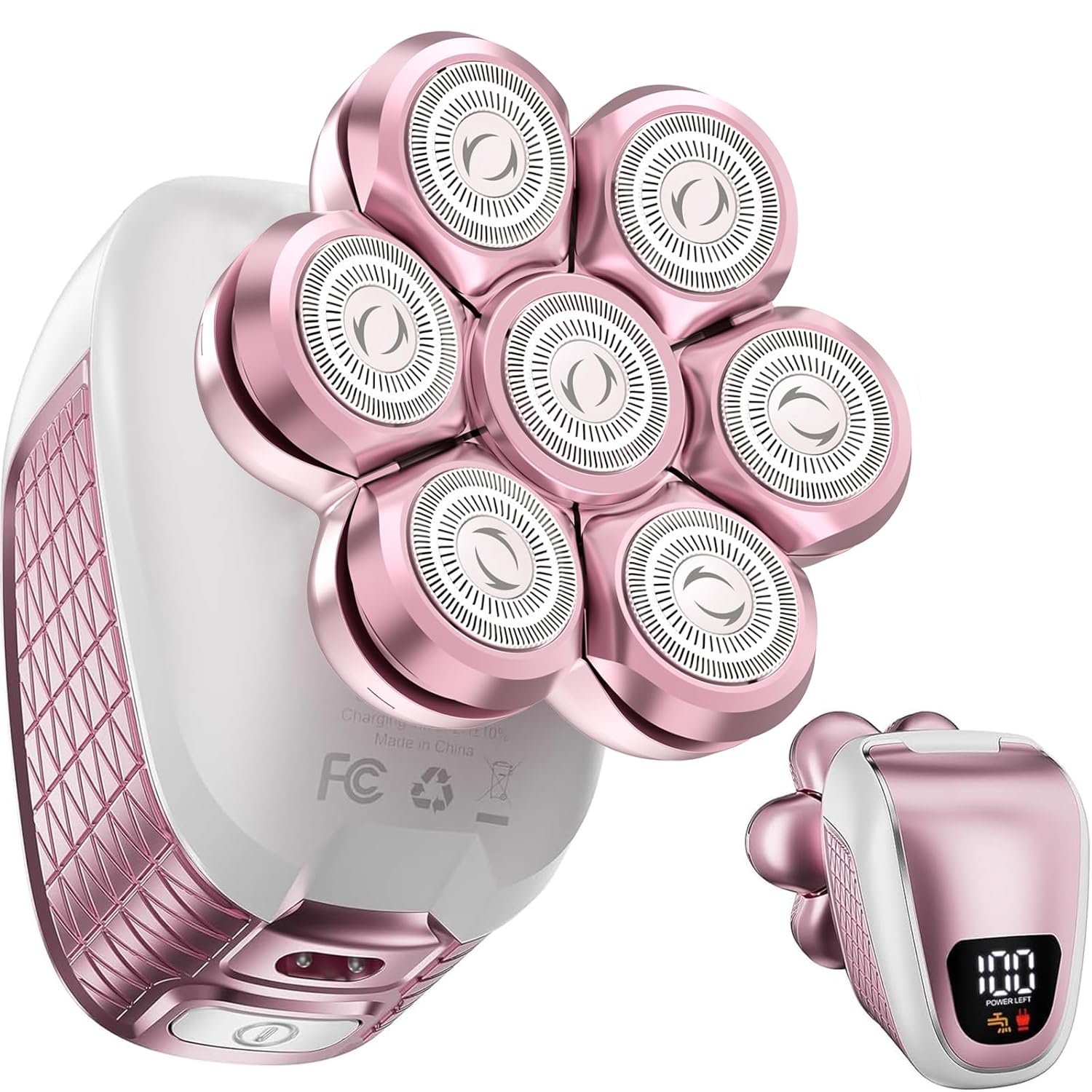 Electric Razors for Women Legs 5-in-1 Rechargeable Electric Shavers for Body - Waterproof Wet Dry Hair Remover for