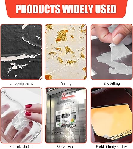 Miniatura 6 de ZBGUN 2 cuchillas multifuncionales de limpieza automotriz, 3.93 x 1.57 x 0.98 pulgadas, raspador pequeño de 100 cuchillas para película de plástico,