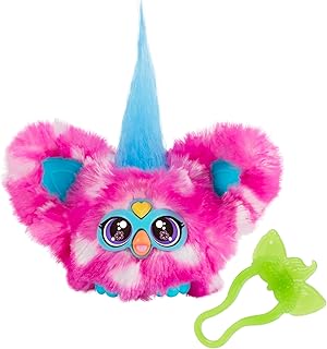 Furby Furblets Dah-Tee Mini Interactive Plush Friend – 45+ Sounds, Furbish Speaking Electronic Toy