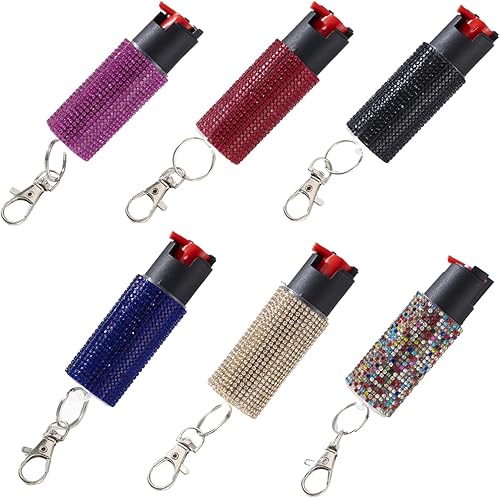 Miniatura 2 de Lindo llavero de defensa personal de máxima fuerza en aerosol de pimienta para mujer