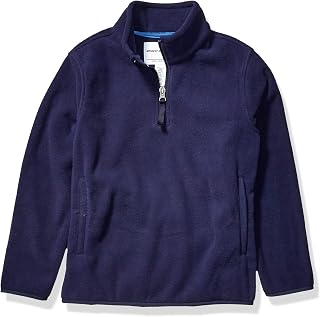 Boys and Toddlers' Midweight Polar Fleece Quarter-Zip Pullover Jacket, Long Sleeve