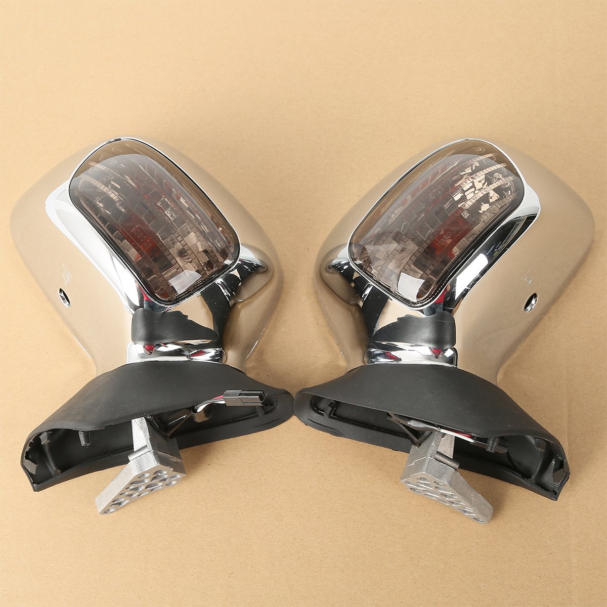 Amazon.com: XMT-MOTO Left & Right Rear View Mirror w/Turn Signals