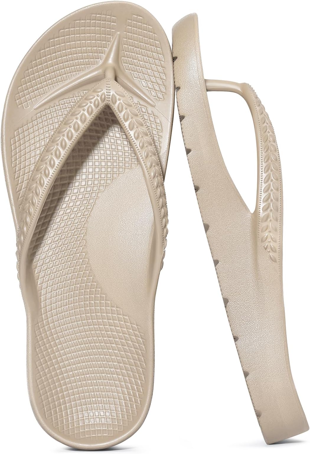 KIDMI Arch Support Flip Flops for Womens Comfortable Orthopedic Sandals for Plantar Fasciitis Beach Thong Slides